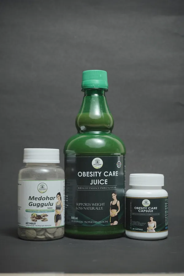 Obesity_Care_Set_Of_Three_Health_Supplements_(Obesity_Care_Capsule,_Medohar_Guggulu_Tablets,_Obesity_Care_Juice)