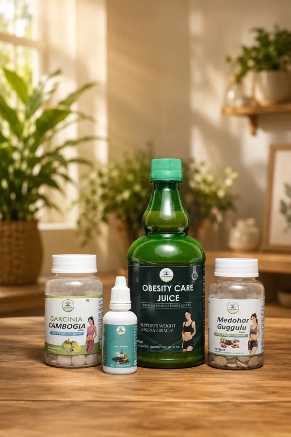 Obesity_Care_Wellness_Kit_(Garcinia_Cambogia_Tablets,_Black_Seed_Oil,_Obesity_Care_Juice,_Medohar_Guggulu_Tablets)