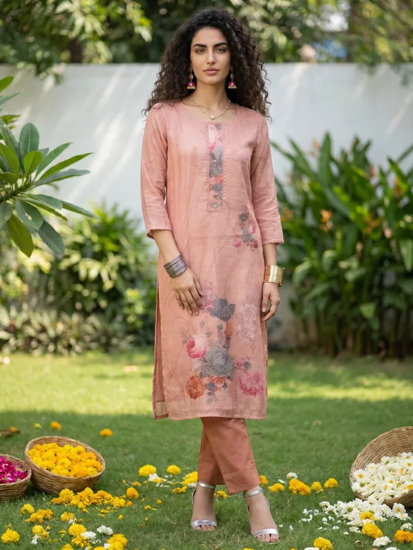 Pink_Floral_Print_Unstitched_Cotton_Suit_Set_For_Women