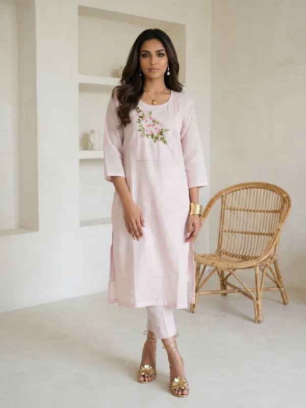 Pink_Cotton_Embroidered_Kurta_Set_For_Women