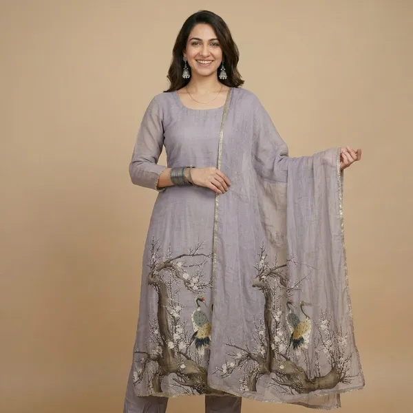 Grey_Floral_Printed_Embroidered_Unstitched_Suit_Set_With_Dupatta_For_Women