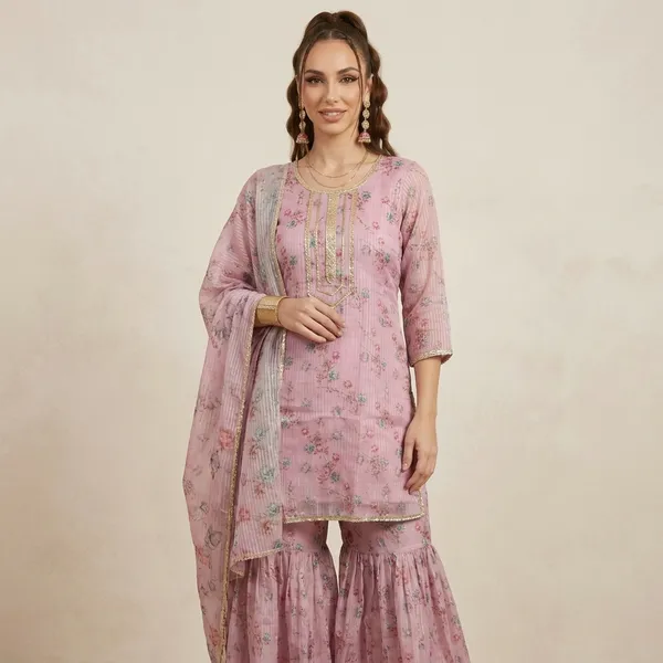 Pink_Floral_Embellished_Kurta_Gharara_Set_For_Women