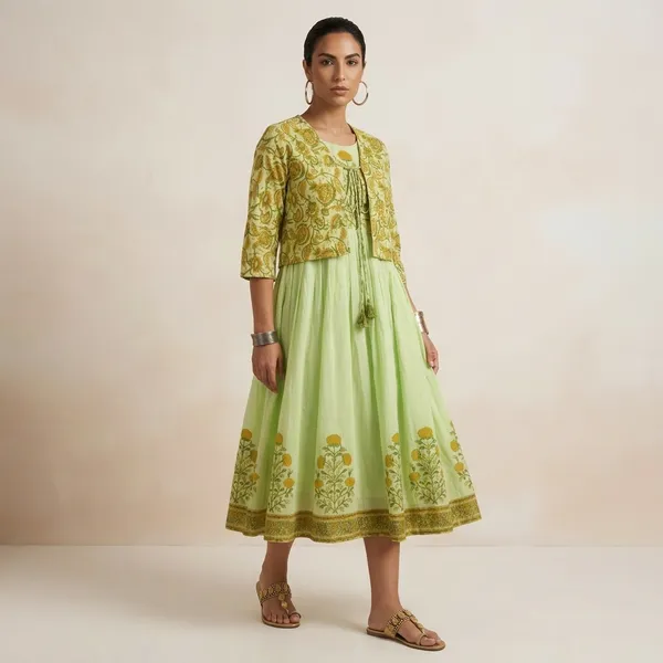 Mint_Green_Floral_Embroidered_Anarkali_Dress_With_Jacket_For_Women