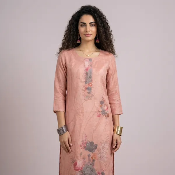 Pink_Floral_Print_Unstitched_Cotton_Suit_Set_For_Women