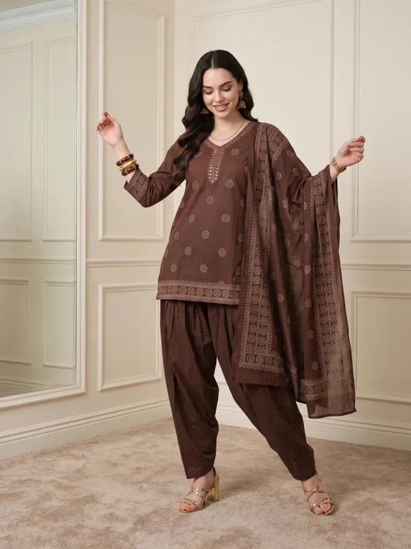 Pellini_Brown_Farshi_Salwar