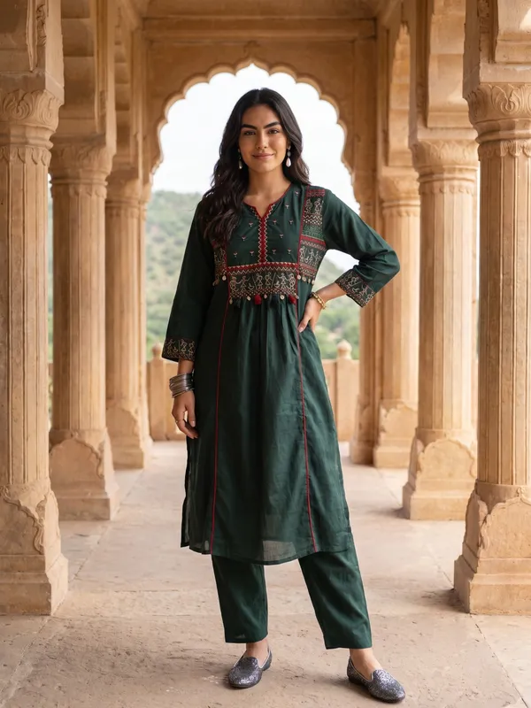 Pellini_Cotton_Embroidered_Kurta_Set_with_Dupatta