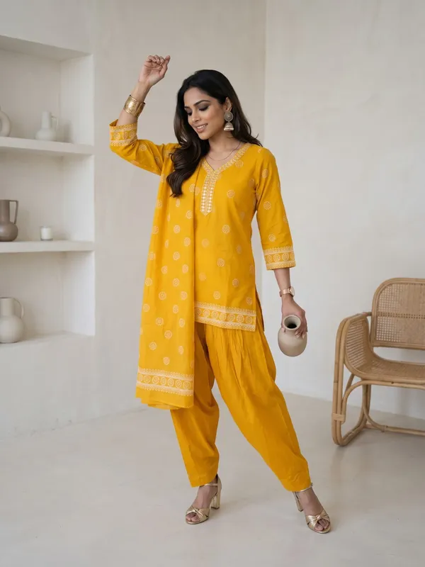 Pellini_Yellow_Farshi_Salwar