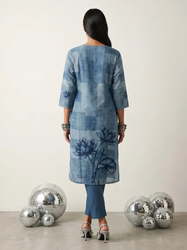 Pellini_Blue_Crepe__Printed_Tunic_With_Matching_Pants_And_Dupatta_Set