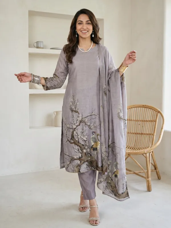 Purple__Floral_Printed_Embroidered_Unstitched_Suit_Set_With_Dupatta_For_Women