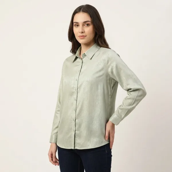 Light_Green_Cotton_Shirt_For_Women
