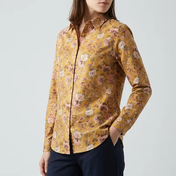 Yellow_Cotton_Shirt_For_Women