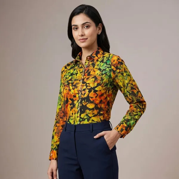 Multicolor_Cotton_Shirt_For_Women