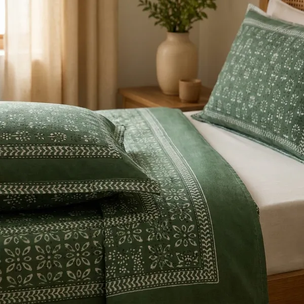 Sage_Green_Cotton_King_Size_Bedsheet