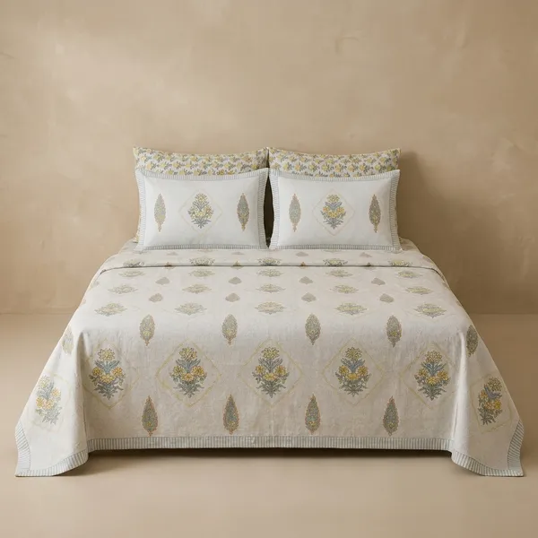Sona_Patra_Handblock_Motif_King_Size_Bedsheet