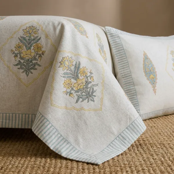Sona_Patra_Handblock_Motif_King_Size_Bedsheet