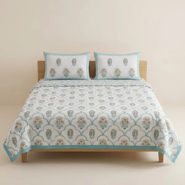Mor_Pankh_Scallop_Handblock_King_Size_Bedsheet