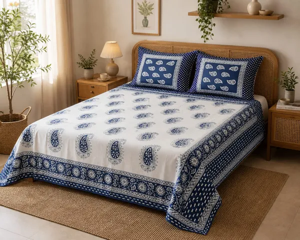 Neel_Kalam_Handblock_Paisley_King_Size_Bedsheet