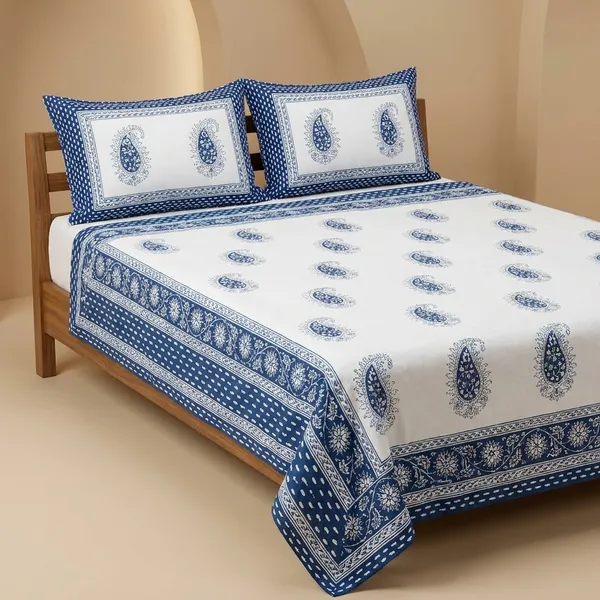 Neel_Kalam_Handblock_Paisley_King_Size_Bedsheet