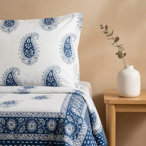 Neel_Kalam_Handblock_Paisley_King_Size_Bedsheet