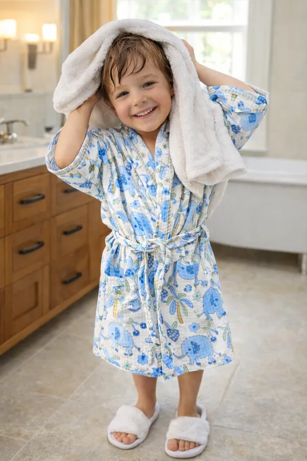Kids_Animal_Adventure_Cotton_Waffle_Blue