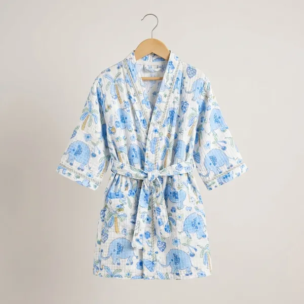 Kids_Animal_Adventure_Cotton_Waffle_Blue