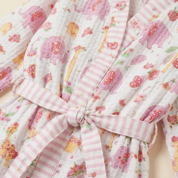 Kids_Animal_Adventure_Cotton_Waffle_-_Pink
