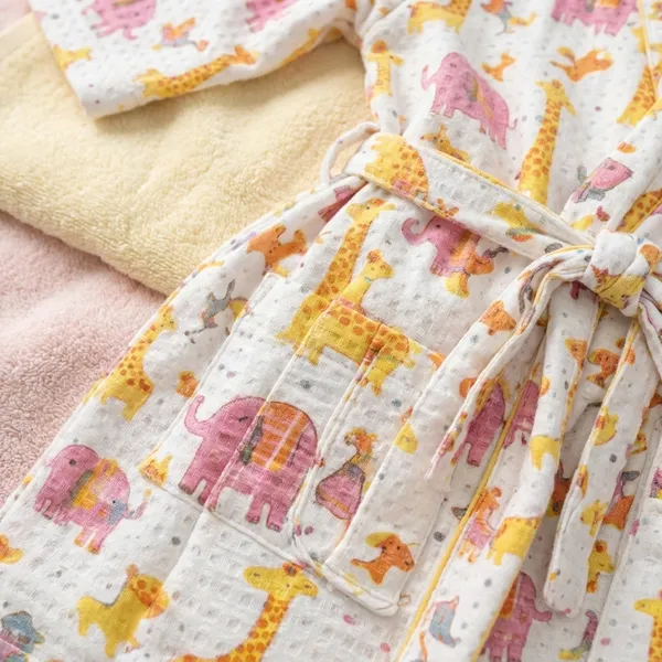 Kids_Animal_Adventure_Cotton_Waffle_-_Yellow