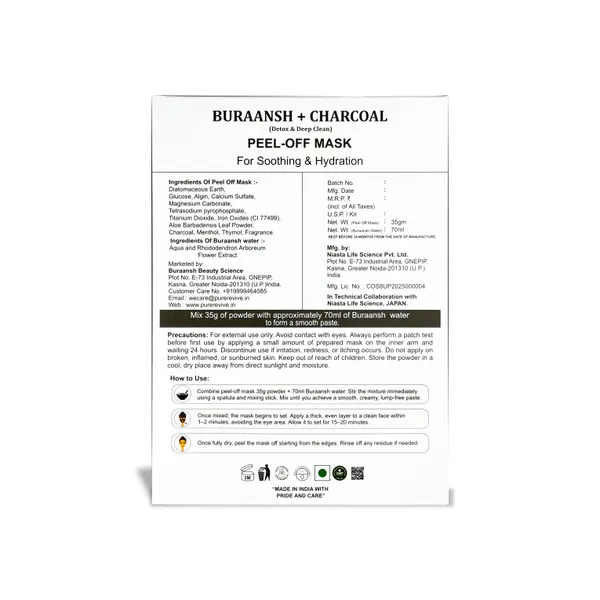 Buransh_Charcoal_Peel_Off_Face_Mask_With_Buransh_Water_(Set_of_2)