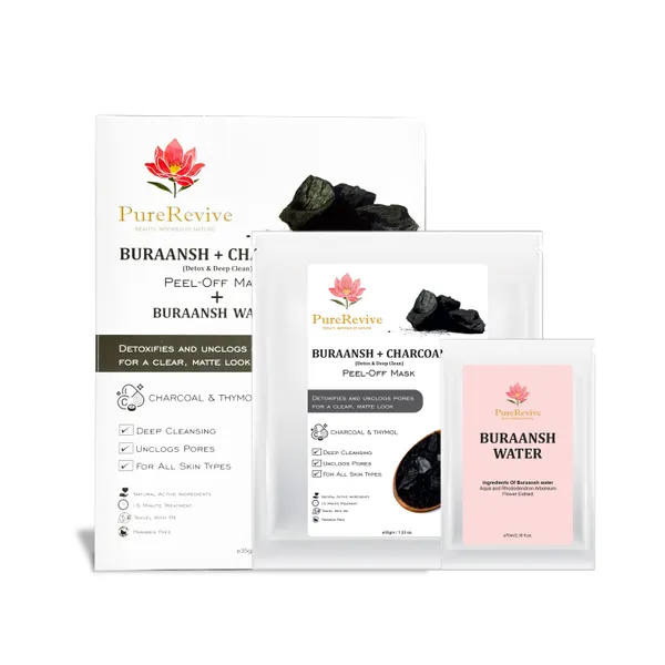 Buransh_Charcoal_Peel_Off_Face_Mask_With_Buransh_Water_(Set_of_2)