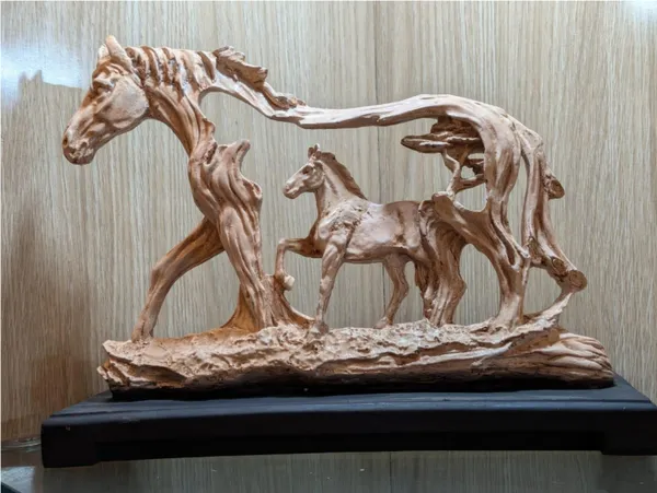Mother_&_Foal_Abstract_Horse_Sculpture