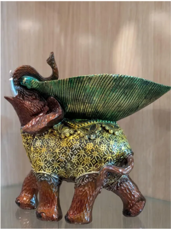 Royal_Elephant_Leaf_Bowl_Decorative_Showpiece