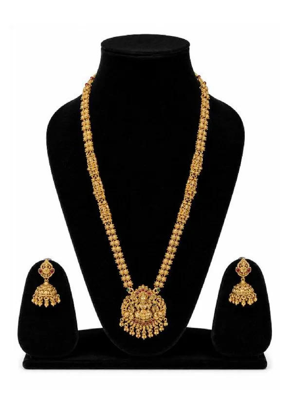 Golden_Temple_Design_Long_Necklace_Set_With_Jhumka_Earrings