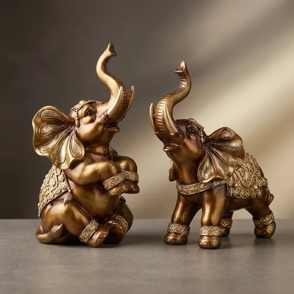 Royal_Elephant_Pair_Decorative_Showpiece_Set