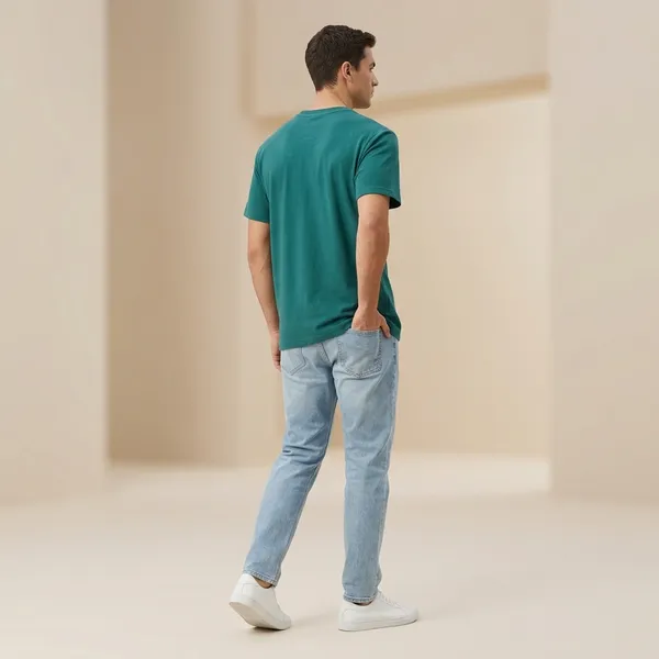 Teal_Green_Cotton_Terry_Relaxed_Fit_Round_Neck_T-Shirt_For_Men