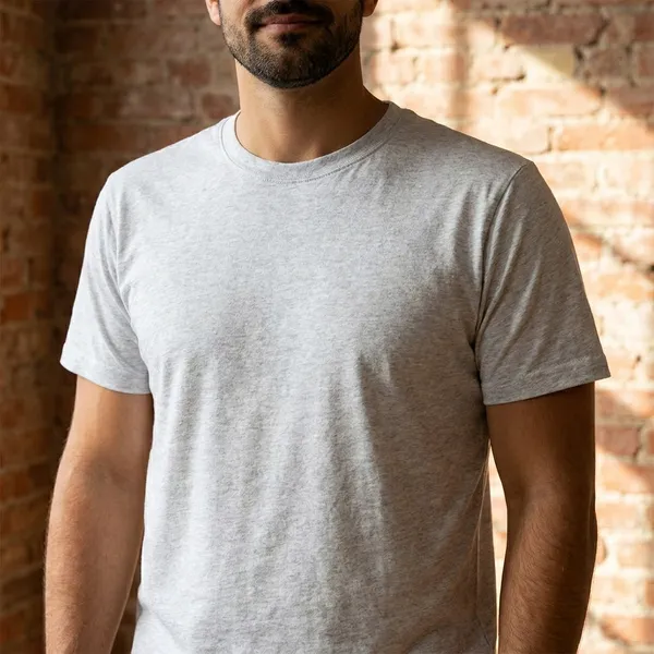White_Cotton_Single_Jersey_Relaxed_Fit_Crew_Neck_T-Shirt_For_Men
