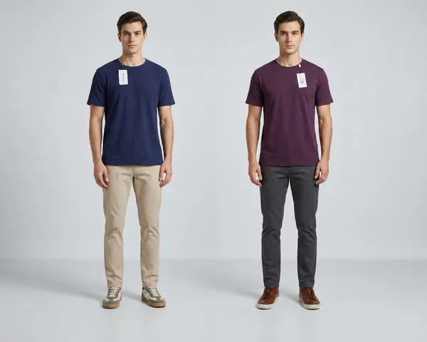 Purple_And_Navy_BlueCotton_Single_Jersey_Round_Neck_T-Shirt_For_Men