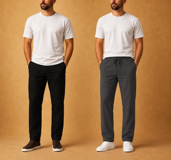 Grey_And_Black_Terry_Relaxed_Fit_Drawstring_Formal_Trousers_For_Men_Pack_Of_2