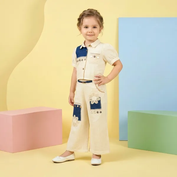 Cream_And_Blue_Premium_Cotton_And_Hosiery_Co-Ord_Set_For_Girls