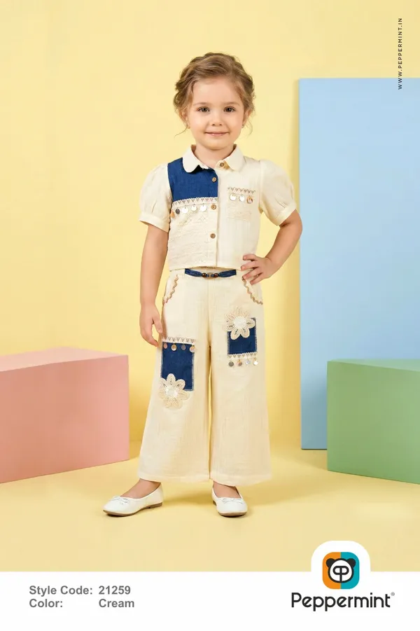 Cream_And_Blue_Premium_Cotton_And_Hosiery_Co-Ord_Set_For_Girls
