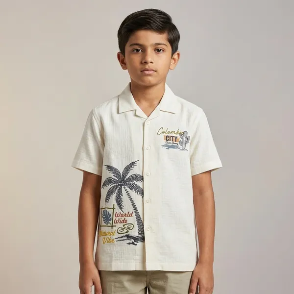 White_Premium_Linen_Half_Sleeve_Shirt_For_Boys
