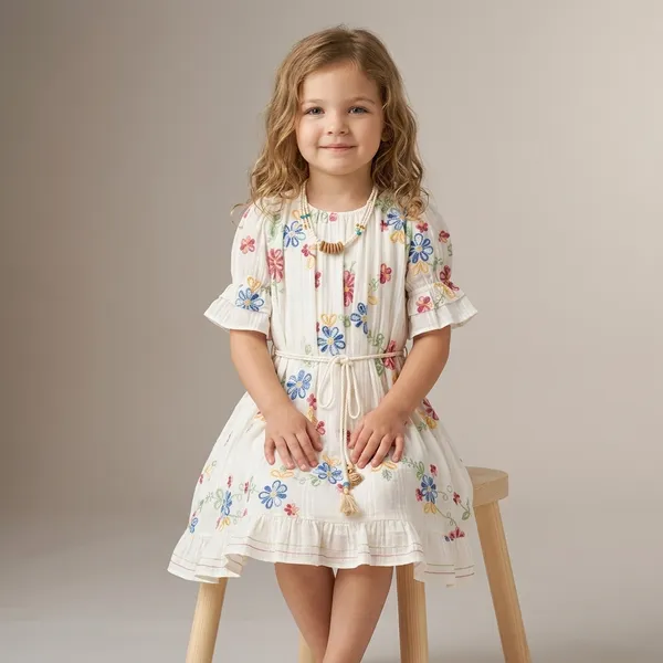 Cream_Premium_Cotton_And_Hosiery_Frock_For_Girls