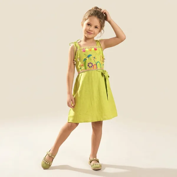 Green_Premium_Cotton_And_Hosiery_One_Piece_For_Girls