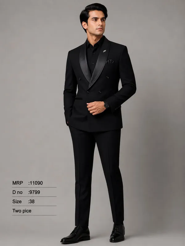 Black_Premium_Japanese_Lachka_Stitched_Blazer_And_Unstitched_Pant_For_Men