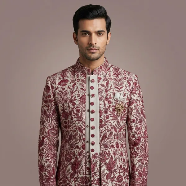 Maroon_Premium_Cotton_Jodhpuri_For_Men
