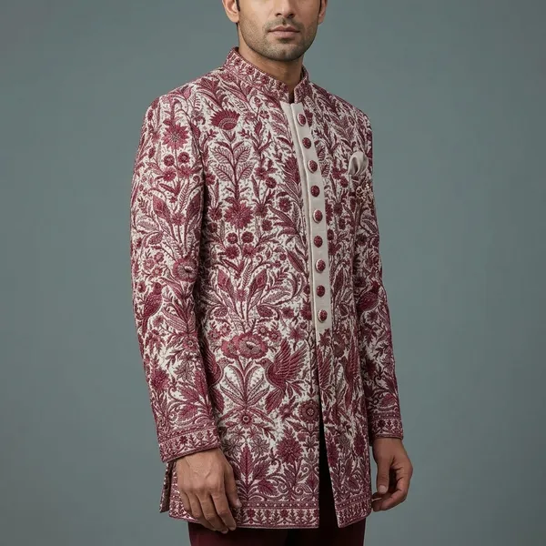 Maroon_Premium_Cotton_Jodhpuri_For_Men