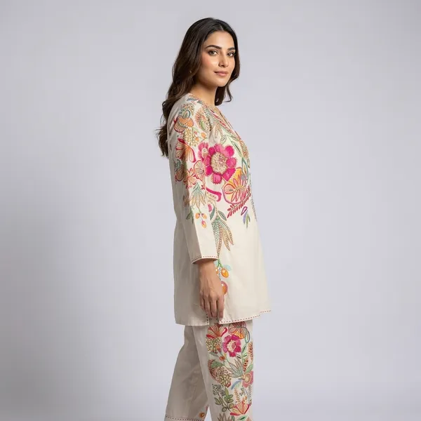 White_Premium_Cotton_Co-Ord_Set_For_Women