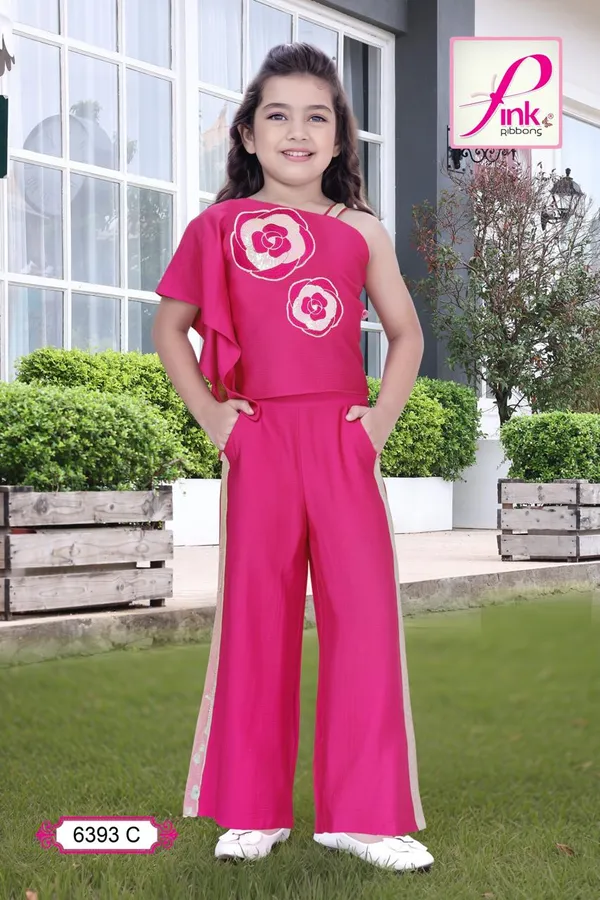 Pink_Premium_Cotton_And_Hosiery_Palazzo_With_Crop_Top_For_Girls