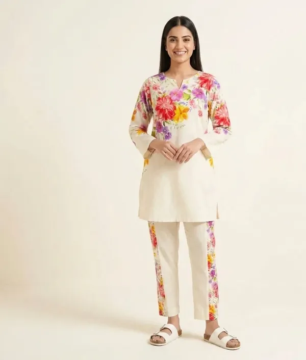 White_Premium_Cotton_And_Hosiery_Co-Ord_Set_For_Women