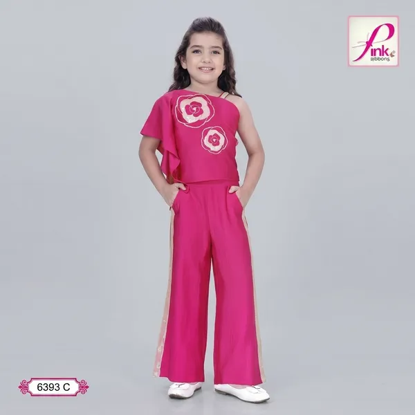 Pink_Premium_Cotton_And_Hosiery_Palazzo_With_Crop_Top_For_Girls