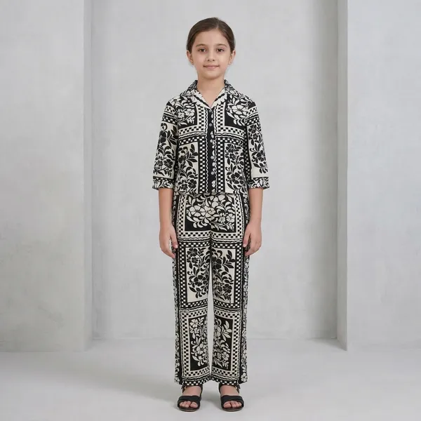Black_And_White_Premium_Cotton_And_Hosiery_Co-Ord_Set_For_Girls